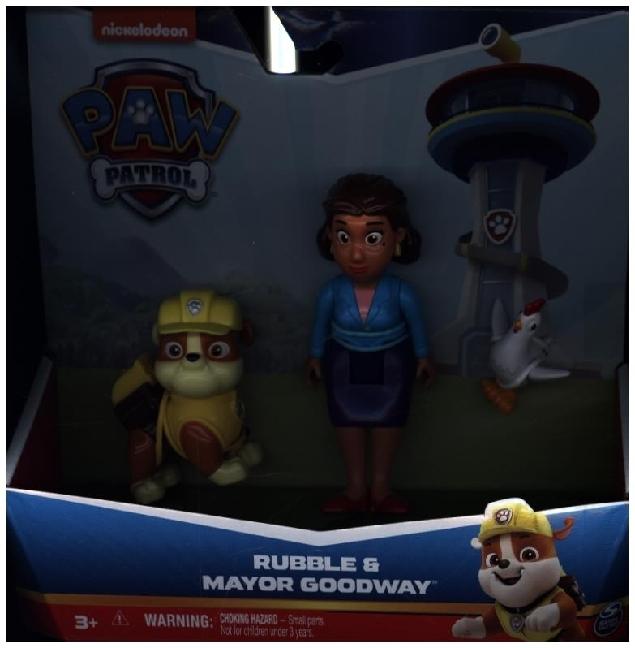 Actual product image Paw Patrol Rubble, Mayor Goodway & Chickaletta