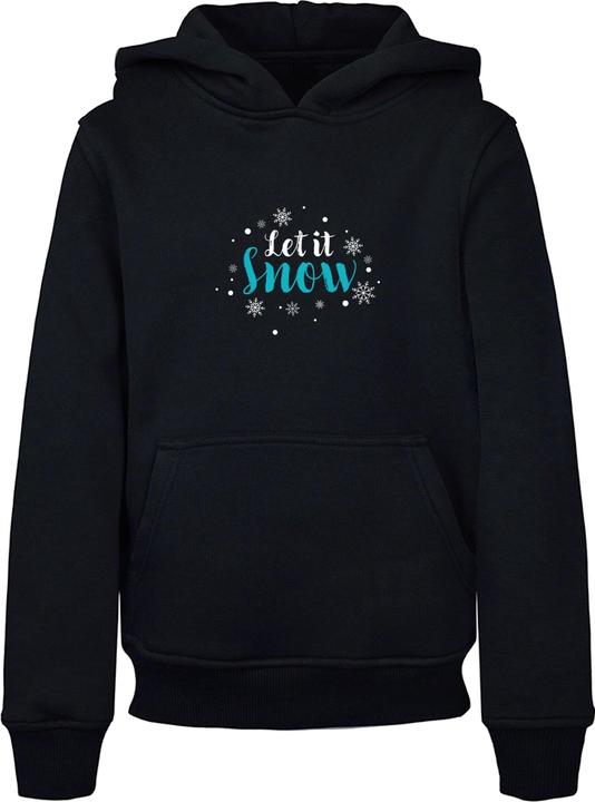 Image du produit Merchcode Sweat à capuche Basic Kids Let it snow - 176499 (146, 152)