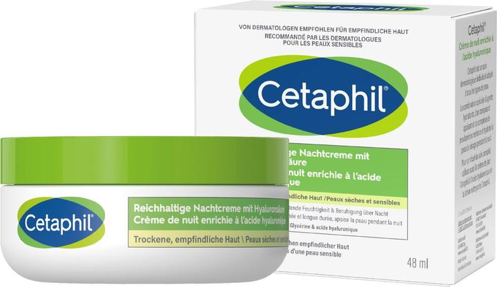 Produktbild Cetaphil Daily Essentials Reichhalt Nachtcreme mit Hyaluronsäure (48 ml, Nachtcreme)