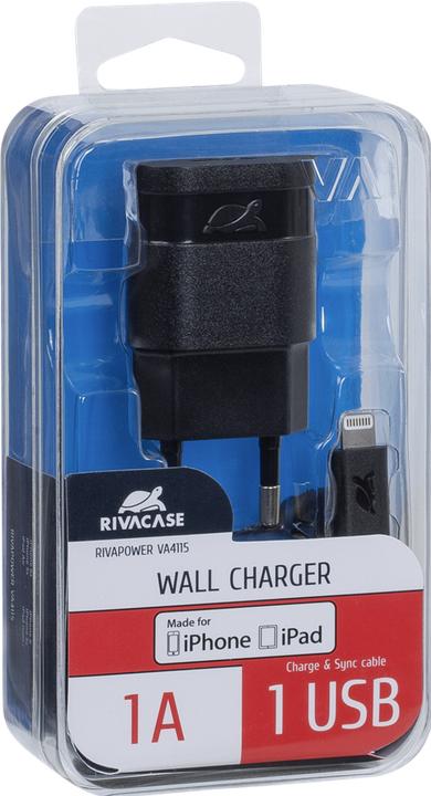 Produktbild Rivacase VA 4115 BD2 Wall Charger USB 1,0A (5 W, 1 Port)