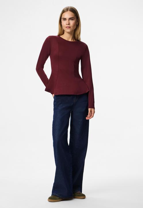 Immagine prodotto Pieces PCLUCCI PEPLUM Oberteil mit langen Ärmeln (S)