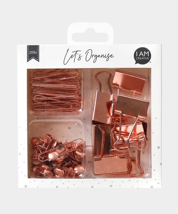 Immagine prodotto I Am Creative Set di fermagli per file, 208 pezzi (208 x)