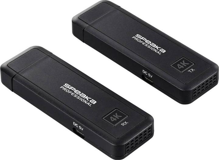 Image du produit SpeaKa Professional SP-TR-450 HDMI-Funkübertragung Set 50 m 30 Hz 3840 x 2160 Pixel integrierte