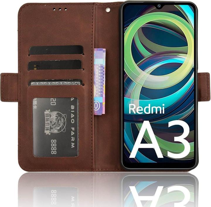 Image du produit Cover-Discount Xiaomi Redmi A3 - Etui avec de nombreuses poches pour cartes (Xiaomi Redmi A3)