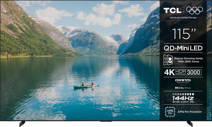 Produktbild TCL 115C7K (115", Mini-LED, 4K, 2025)