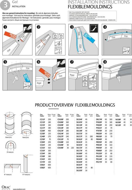 Actual product image Orac Decor SX 172 Flex