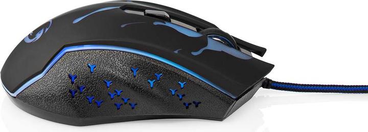 Actual product image Nedis Gaming Mouse | Wired | 1200 / 1800 / 2400 / 3600 dpi | Adjustable DPI | Number of buttons: 6 (Cable)