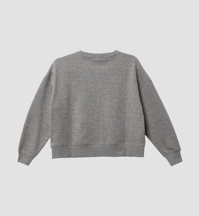 Produktbild s.Oliver Sweatshirt Kuscheliges Oversize-Sweatshirt mit dezentem Print (146, 152)