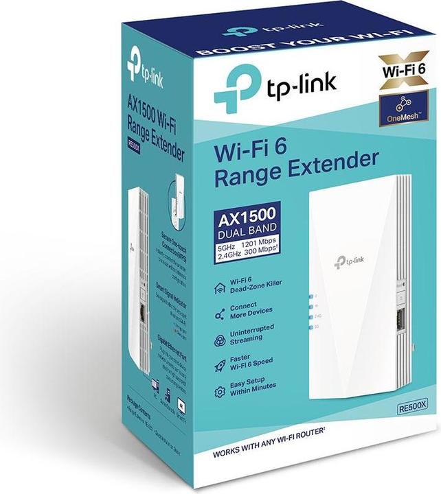 Immagine prodotto TP-Link RE500X (1200 Mbit/s, 300 Mbit/s)