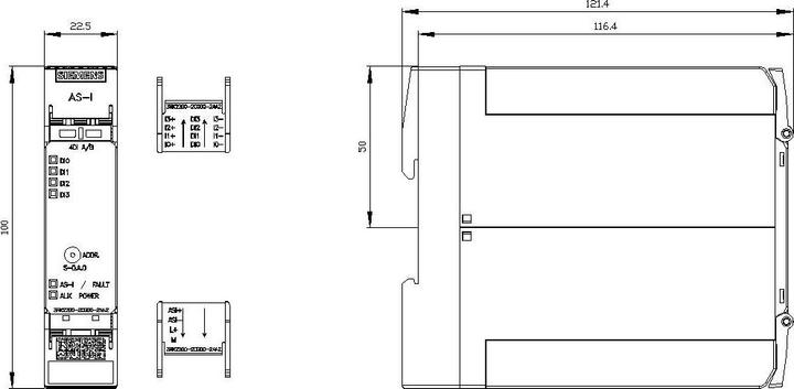 Produktbild Siemens SPS-Kompaktmodul 3RK2200-2CG00-2AA2 3RK22002CG002AA2