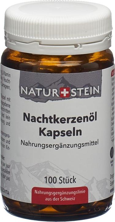 Actual product image Naturstein Nachtkerzenöl (100 Piece, Capsules, 171 g)