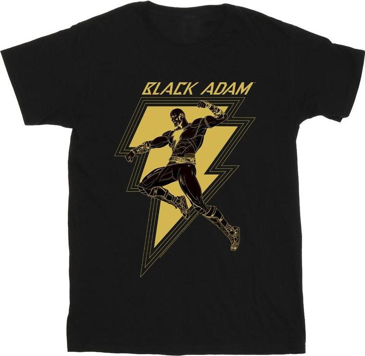 Image du produit - T-shirt BLACK ADAM GOLDEN BOLT CHEST - Garçon (128)