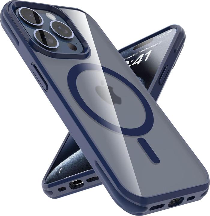 Bleu foncé transparent