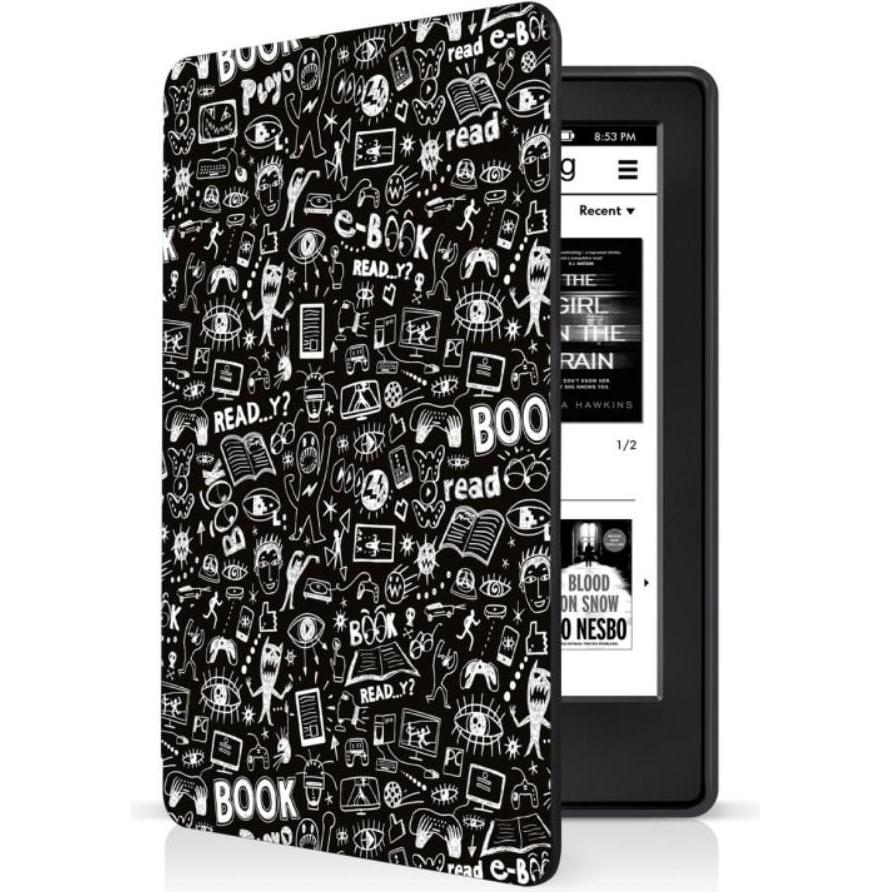 Connect IT Pouzdro pro Amazon Kindle Paperwhite 2024, doodle černá (Amazon Kindle Paperwhite 2024), Custodia per e-reader, Nero