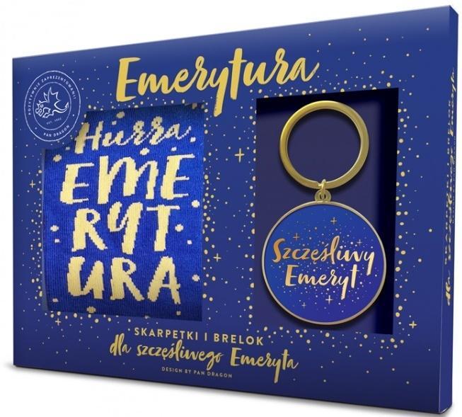 Actual product image Nuance Keyring Set Keyring + Socks - Happy Pensioner