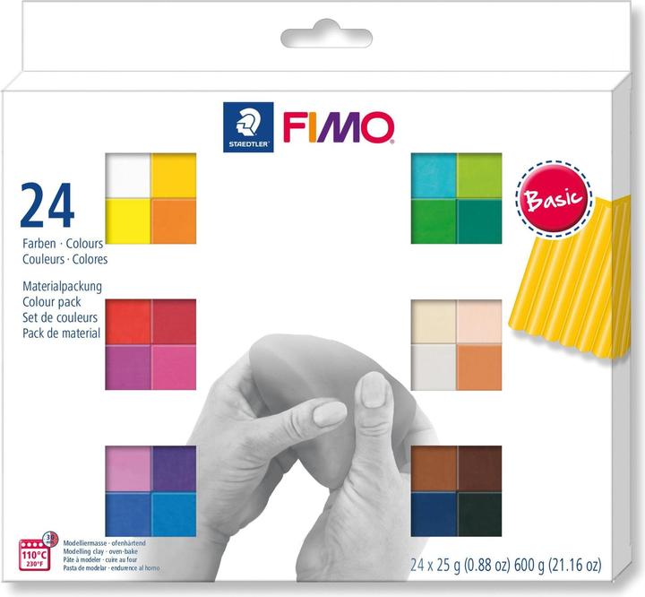 Productafbeelding Staedtler FIMO zacht Basic Colours 24 stuks