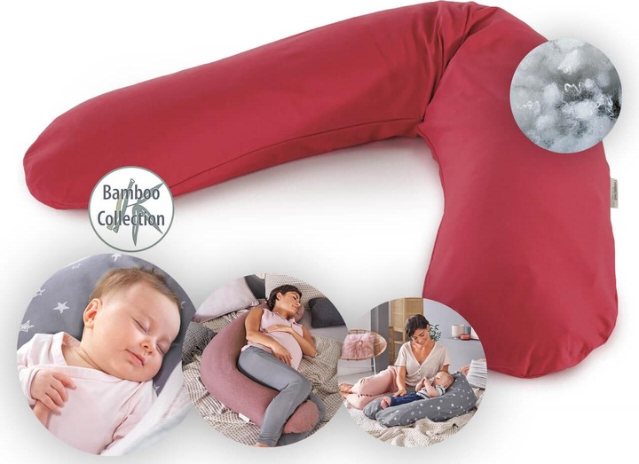 Produktbild Theraline Stillkissen "Das Original" mit Polyester Hohlfaser Füllung inkl. Bezug 190 cm (190 cm)