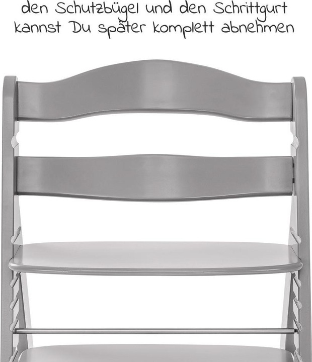 Produktbild Hauck Hochstühle Hochstuhl Alpha Plus Grau - im Sparset inkl. (Hochstuhl Sitzerhöhung)