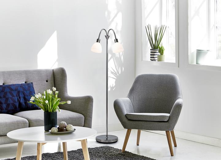 Actual product image Nordlux Ray, floor lamp double, chrome (E14)