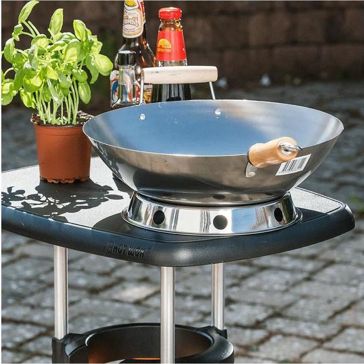 Actual product image Hot Wok Ø 25.5 cm - Rustfrit stål (Pan coaster)