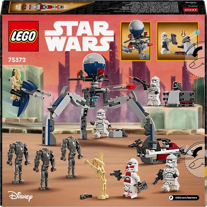 Actual product image LEGO 75372 Clone Trooper™ & Battle Droid™ Battle Pack (75372, LEGO Star Wars)