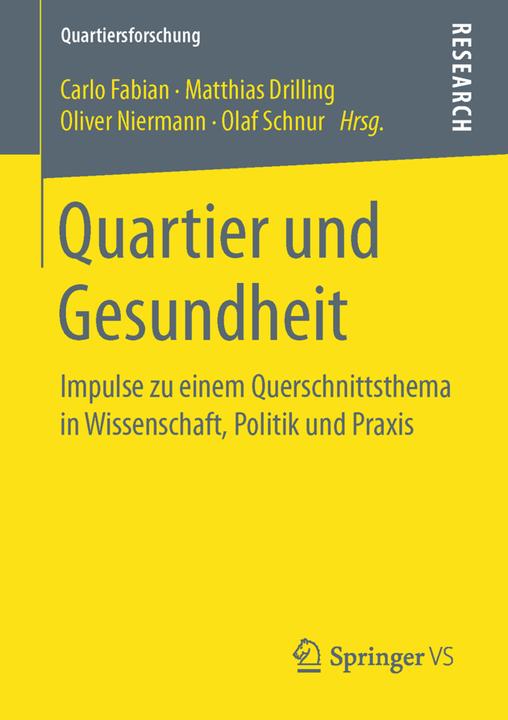Produktbild Quartier und Gesundheit (Deutsch, 2016)