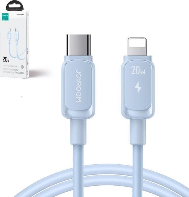 Joyroom Color Series USB-C - Lightning Cable 20W, 1.2m - Blue (1.20 m, USB 2.0, 20 W)