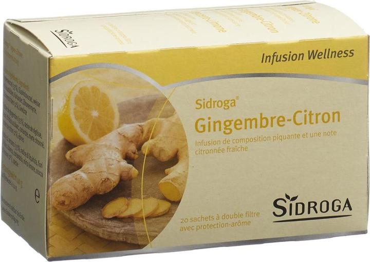Produktbild Sidroga Wellness Ingwer-Zitrone Tee Beutel (40 g)