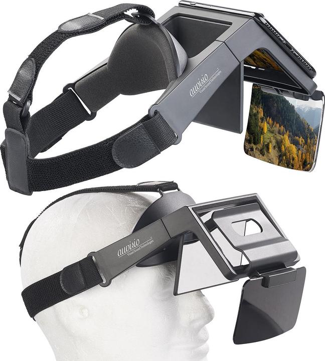 Actual product image Auvisio Augmented reality and video glasses for smartphones