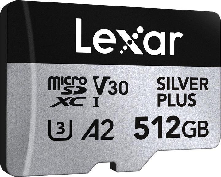 Immagine prodotto Lexar Professional Silver Plus (512 GB, microSDXC, U3, UHS-I)