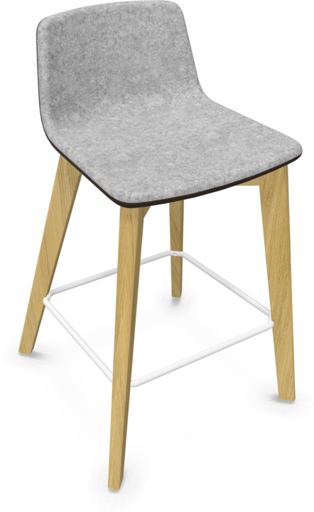 Light Grey Melange, Brown Melange, Ash natural light grey stained