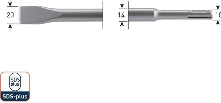 Actual product image Rotec Chisel (20 mm)