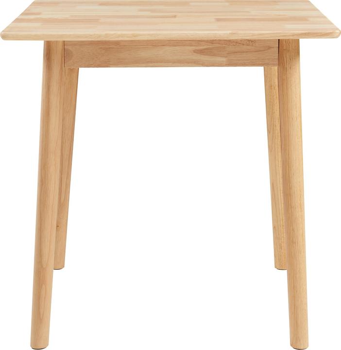 Actual product image En.Casa Esstisch Klijori für 2 Personen 75x75x74 cm Holz Natur