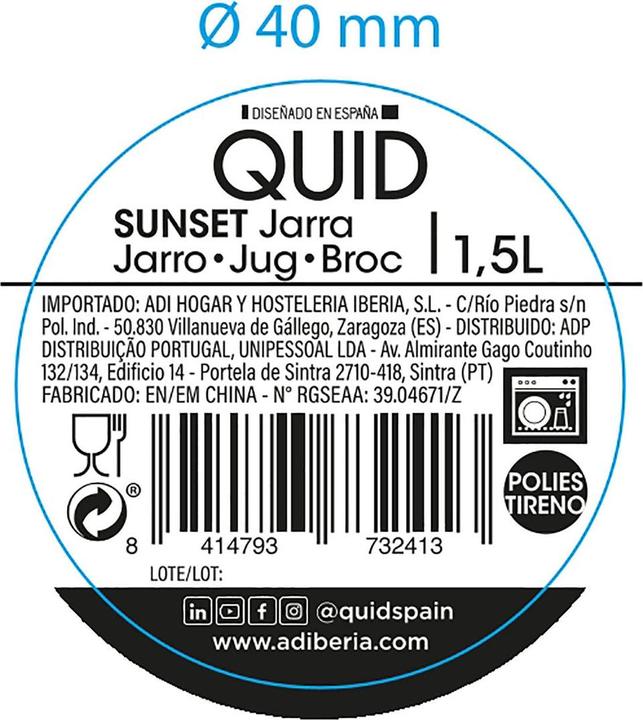 Productafbeelding Quid Sunset kan 1,5 liter (1.50 l)