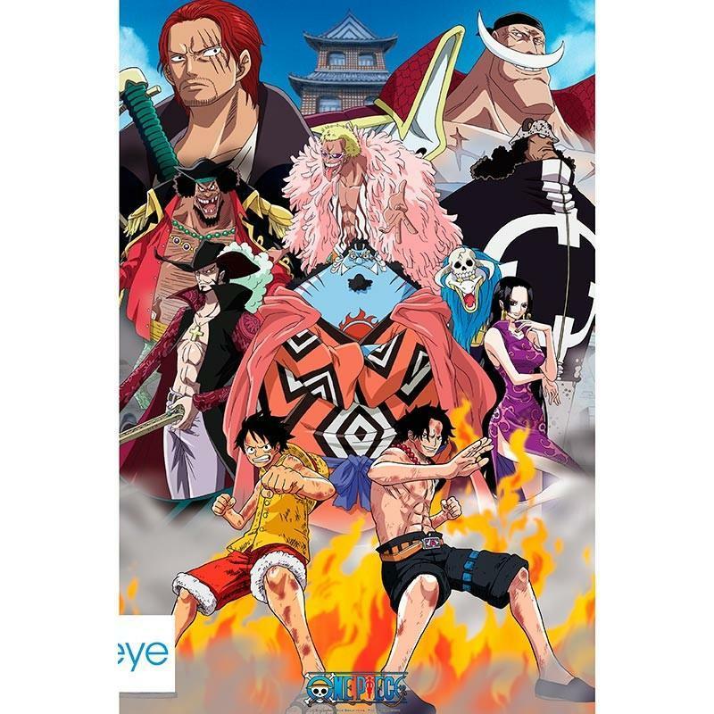 Abystyle Multicolore Quadri, One Piece - Poster Marine Ford 91,5X61 (91.50 X 61 Cm)