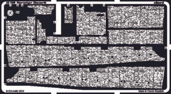 Productafbeelding Eduard Stormtiger Zimmerit voor Tamiya kit
