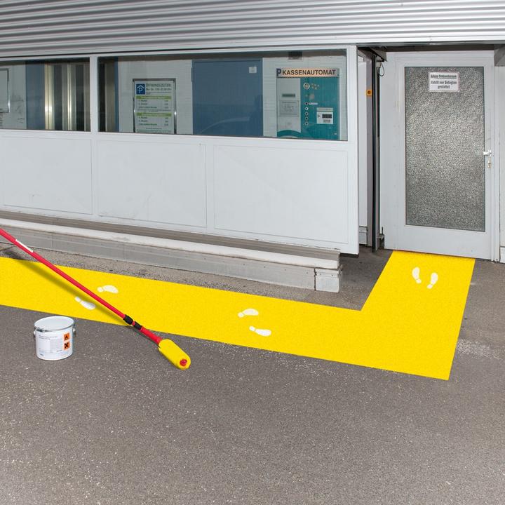 Actual product image Moravia Outdoor marking paint, capacity 5 l, yellow RAL 1023.