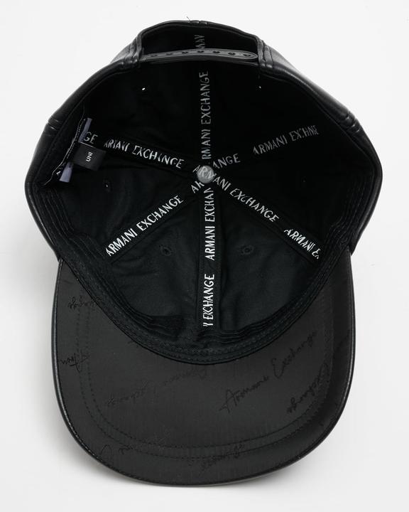 Actual product image Armani Exchange Ophelia Baseball Cap with Front Logo