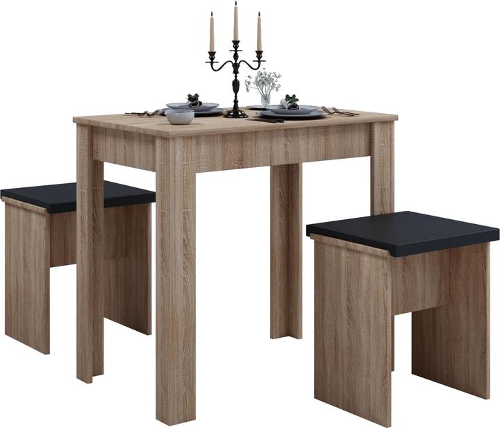 Produktbild VCM Essgruppe Tisch Hocker Esal L