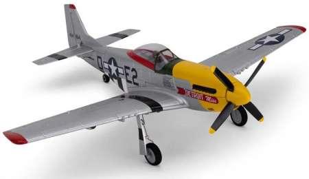 Produktbild E-Flite FLUGZEUG UMX P-51D Mustang 493mm BNF Basic Basic - Detroit Miss (Warbird)