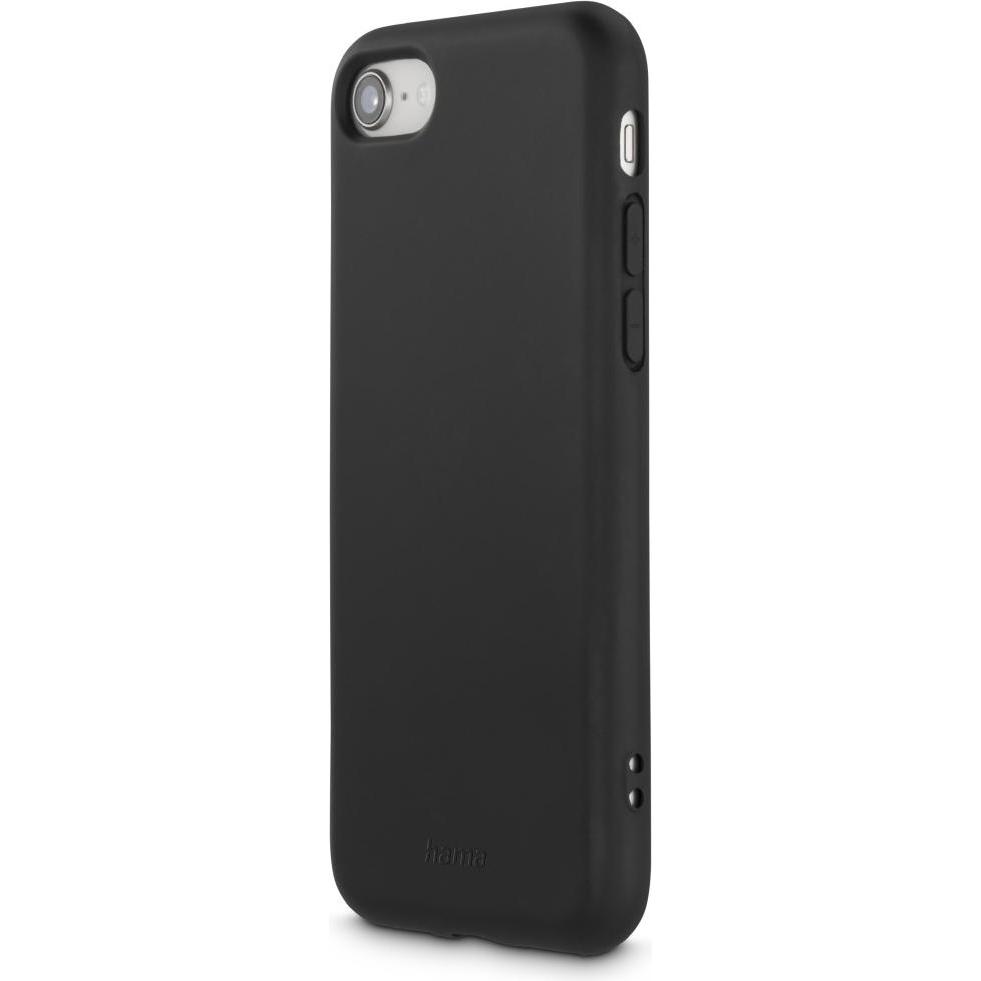 Hama Fantastic Feel (Apple iPhone SE (2nd Gen), Apple iPhone SE (3rd Gen), Apple iPhone 7), Smartphone Hülle, Schwarz