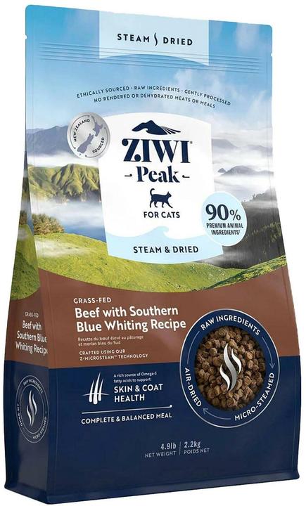 Immagine prodotto Ziwi Merlano di manzo e pesce al vapore/essiccato, 2,2 kg (Adulto, 2 pz., 2200 g)