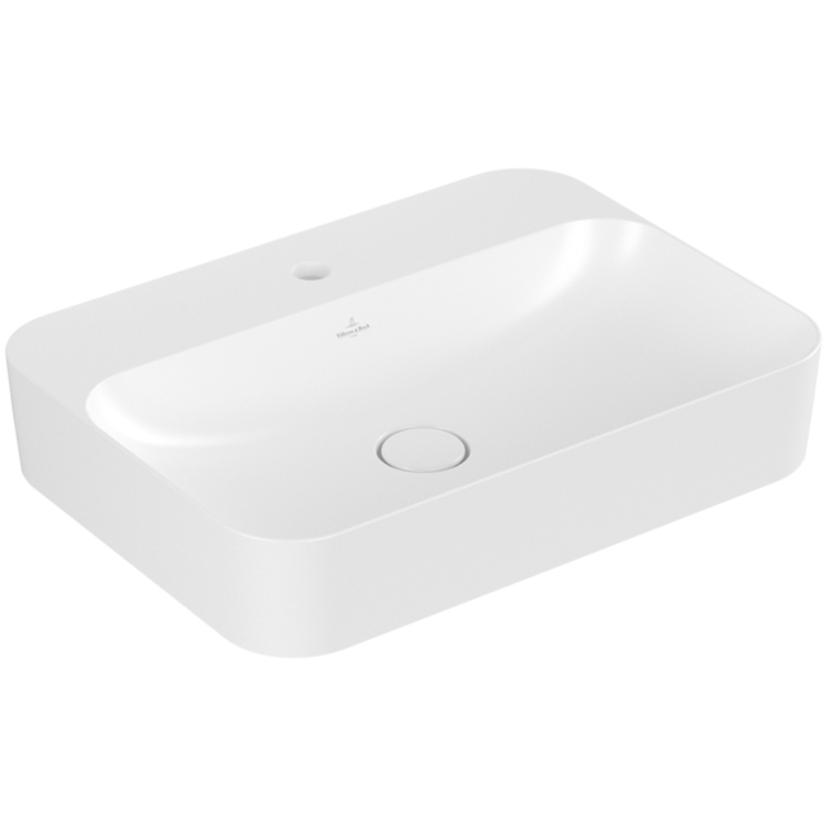 Thumbnail - Villeroy & Boch, Waschbecken, Möbelwaschtisch Finion 80 x 63 cm weiss mit Beschichtung 416481R1 (500 mm, 800 mm)