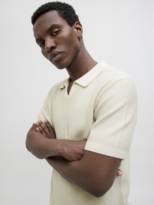 Image du produit Jack & Jones Jprcceaston Knit Split Neck Ss Sn (XXL)