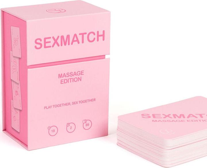 Image du produit Secret play Massage Sexmatch (Jeu de cartes, Allemand, Espagnol, Français, Néerlandais, Italien, Portugais, Anglais)