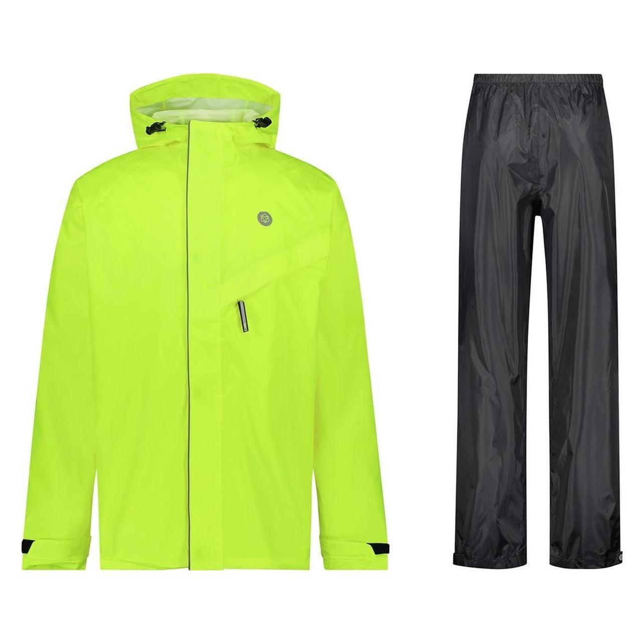 Agu, Unisex, Fietsjassen, Completo Impermeabile Essential Passat (Xxl), Geel, Xxl
