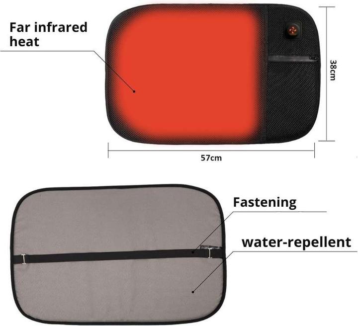 Actual product image Thermrup Mobile heated seat cushion (57 x 38 cm)