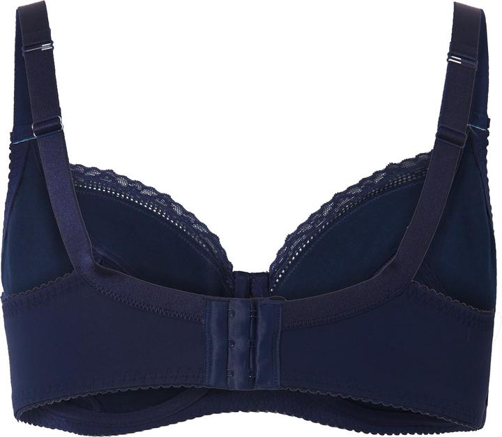Produktbild Ulla Popken Bügel-BH, Jacquard, Spitzenkante, Cup C - G (85 C)