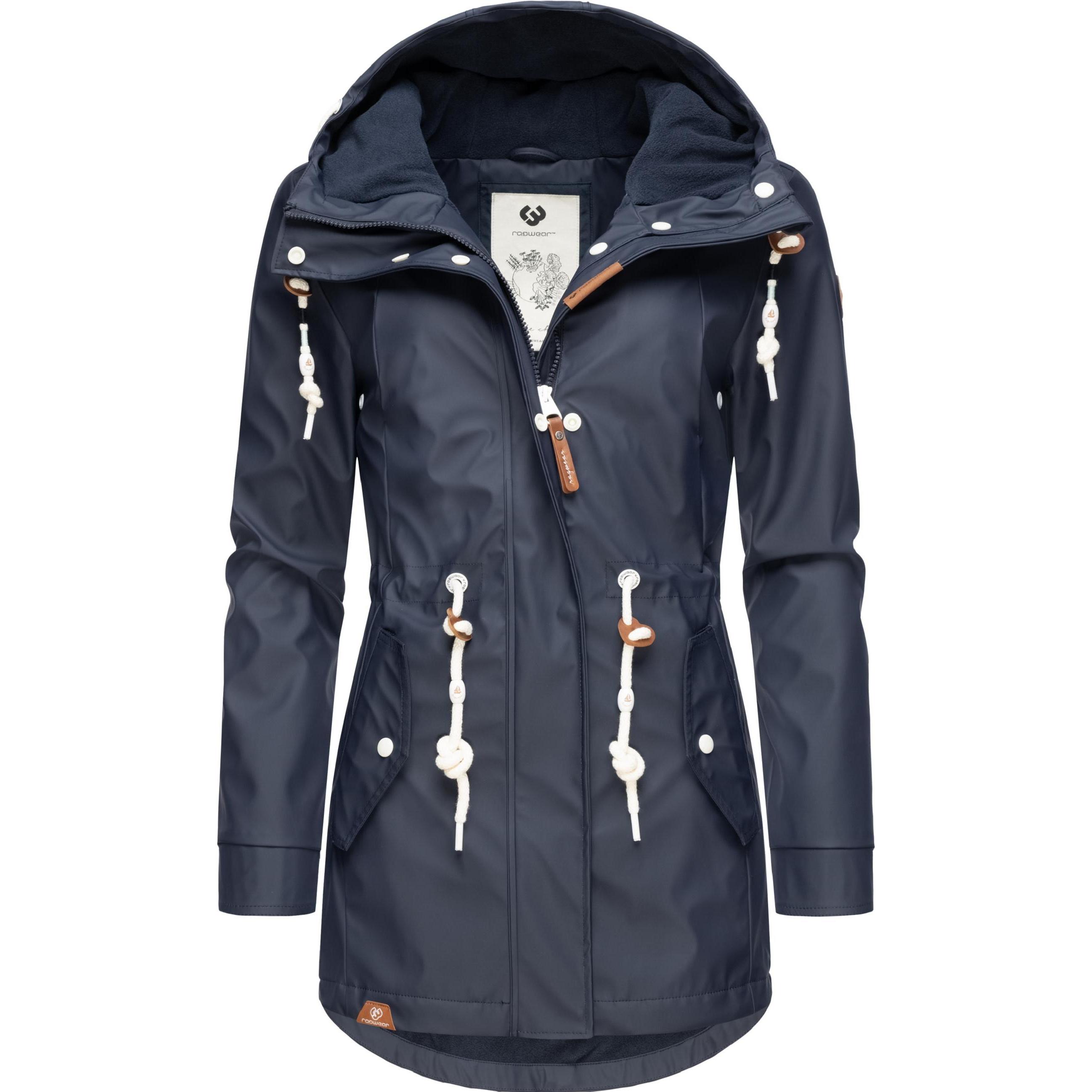 Ragwear, Damen, Jacke, Monadis Rainy Intl. (XXL), Blau, XXL