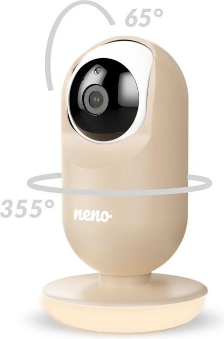 Produktbild Neno VEDO CREAM Elektronische Baby-Nanny mit drahtlosem Empfänger (Babyphone mit Kamera, 300 m)